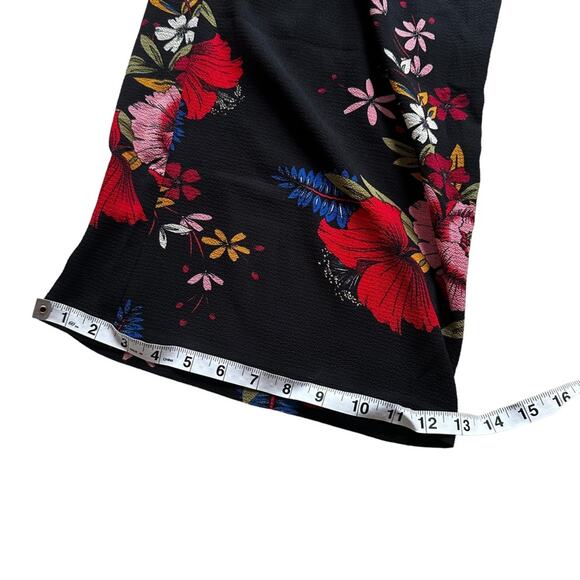 Simply Noelle Floral Culottes Wide Leg Crop Pants SZ S/M - Picture 6 of 7